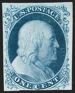 Sale 1227, Lot 2158, 1c 1851-56 Issue (Scott 5A-9)