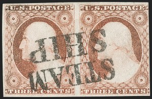 Sale 1227, Lot 2184, 3c-5c 1851-56 Issue (Scott 10-12)