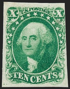 Sale 1227, Lot 2193, 10c-12c 1851-56 Issue (Scott 13-17)
