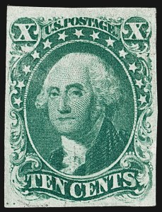 Sale 1227, Lot 2194, 10c-12c 1851-56 Issue (Scott 13-17)