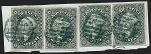 Sale 1227, Lot 2220, 10c-12c 1851-56 Issue (Scott 13-17)