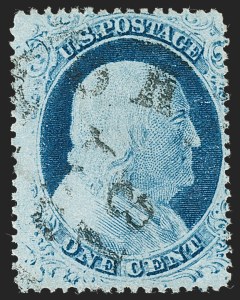 Sale 1227, Lot 2240, 1c 1857-60 Issue (Scott 18-24)