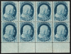 Sale 1227, Lot 2242, 1c 1857-60 Issue (Scott 18-24)