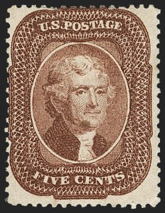 Sale 1227, Lot 2252, 3c-10c 1857-60 Issue (Scott 25-35)