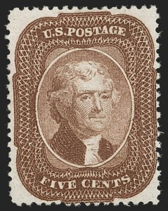 Sale 1227, Lot 2253, 3c-10c 1857-60 Issue (Scott 25-35)