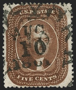 Sale 1227, Lot 2255, 3c-10c 1857-60 Issue (Scott 25-35)