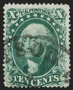 Sale 1227, Lot 2259, 3c-10c 1857-60 Issue (Scott 25-35)