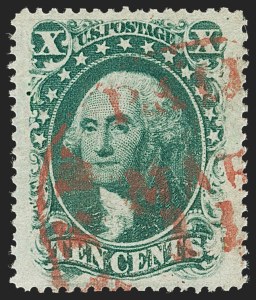 Sale 1227, Lot 2269, 3c-10c 1857-60 Issue (Scott 25-35)