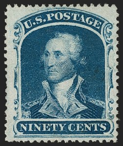 Sale 1227, Lot 2281, 12c-90c 1857-60 Issue (Scott 36-39)