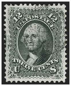 Sale 1227, Lot 2386, 1867-68 Grilled Issue, E, F Grills (Scott 86-101)
