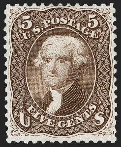 Sale 1227, Lot 2404, 1875 Re-Issue of 1861-66 Issue (Scott 102-111)