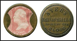 Sale 1227, Lot 2426, Drs. Joanne and Edward Dauer Collection of Encased Postage (EP1/EP58A)