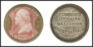 Sale 1227, Lot 2442, Drs. Joanne and Edward Dauer Collection of Encased Postage (EP1/EP58A)