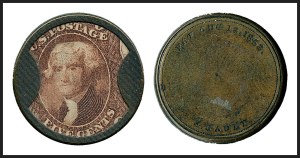 Sale 1227, Lot 2463, Drs. Joanne and Edward Dauer Collection of Encased Postage (EP68/EP179)