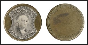 Sale 1227, Lot 2465, Drs. Joanne and Edward Dauer Collection of Encased Postage (EP68/EP179)