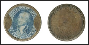 Sale 1227, Lot 2466, Drs. Joanne and Edward Dauer Collection of Encased Postage (EP68/EP179)