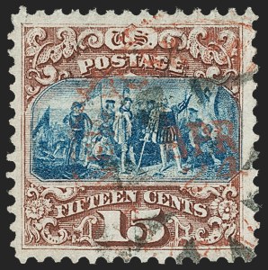 Sale 1227, Lot 2631, 15c-90c 1869 Pictorial Issue (Scott 118-122)