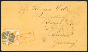 Sale 1227, Lot 2703, Fancy Cancels on the 1869 Pictorial Issue and 1870-88 Bank Notes Issues