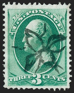 Sale 1227, Lot 2704, Fancy Cancels on the 1869 Pictorial Issue and 1870-88 Bank Notes Issues