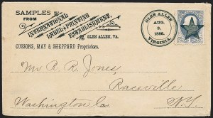 Sale 1227, Lot 2716, Fancy Cancels on the 1869 Pictorial Issue and 1870-88 Bank Notes Issues