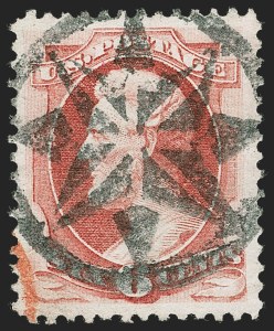 Sale 1227, Lot 2720, Fancy Cancels on the 1869 Pictorial Issue and 1870-88 Bank Notes Issues