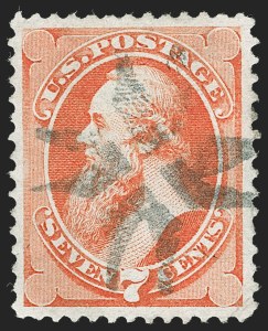 Sale 1227, Lot 2721, Fancy Cancels on the 1869 Pictorial Issue and 1870-88 Bank Notes Issues