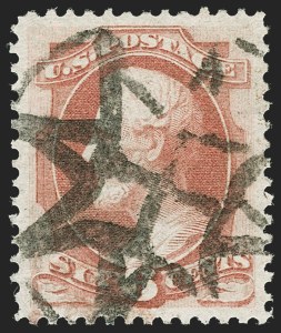 Sale 1227, Lot 2729, Fancy Cancels on the 1869 Pictorial Issue and 1870-88 Bank Notes Issues