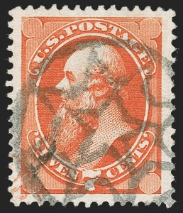 Sale 1227, Lot 2735, Fancy Cancels on the 1869 Pictorial Issue and 1870-88 Bank Notes Issues