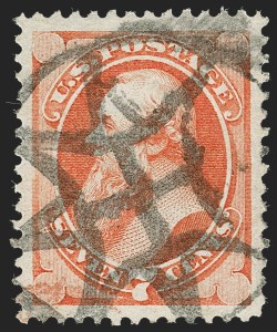 Sale 1227, Lot 2736, Fancy Cancels on the 1869 Pictorial Issue and 1870-88 Bank Notes Issues