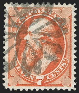 Sale 1227, Lot 2737, Fancy Cancels on the 1869 Pictorial Issue and 1870-88 Bank Notes Issues