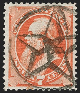 Sale 1227, Lot 2738, Fancy Cancels on the 1869 Pictorial Issue and 1870-88 Bank Notes Issues