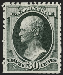 Sale 1227, Lot 2809, 1875 Continental Bank Note Co. Hard Paper Special Printing (Scott 167-175)
