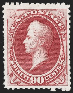 Sale 1227, Lot 2811, 1875 Continental Bank Note Co. Hard Paper Special Printing (Scott 167-175)