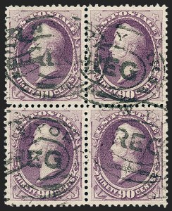 Sale 1227, Lot 2871, 1881-87 American Bank Note Co. Issues (Scott 205-218)