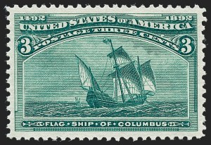 Sale 1227, Lot 2883, 1c- 50c 1893 Columbian Issue (Scott 230-240)
