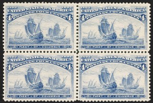 Sale 1227, Lot 2885, 1c- 50c 1893 Columbian Issue (Scott 230-240)