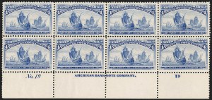 Sale 1227, Lot 2886, 1c- 50c 1893 Columbian Issue (Scott 230-240)