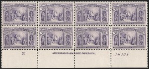 Sale 1227, Lot 2899, 1c- 50c 1893 Columbian Issue (Scott 230-240)