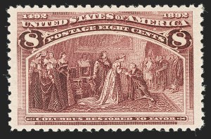 Sale 1227, Lot 2902, 1c- 50c 1893 Columbian Issue (Scott 230-240)