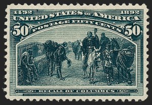 Sale 1227, Lot 2915, 1c- 50c 1893 Columbian Issue (Scott 230-240)