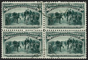 Sale 1227, Lot 2918, 1c- 50c 1893 Columbian Issue (Scott 230-240)