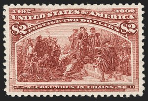 Sale 1227, Lot 2927, $1.00-$5.00 1893 Columbian Issue (Scott 241-245)