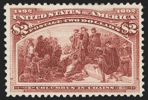 Sale 1227, Lot 2929, $1.00-$5.00 1893 Columbian Issue (Scott 241-245)