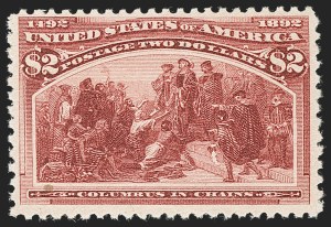 Sale 1227, Lot 2930, $1.00-$5.00 1893 Columbian Issue (Scott 241-245)
