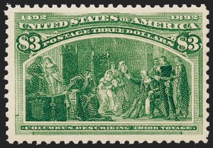 Sale 1227, Lot 2932, $1.00-$5.00 1893 Columbian Issue (Scott 241-245)
