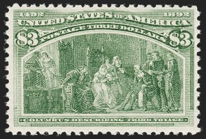 Sale 1227, Lot 2933, $1.00-$5.00 1893 Columbian Issue (Scott 241-245)