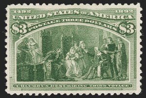 Sale 1227, Lot 2936, $1.00-$5.00 1893 Columbian Issue (Scott 241-245)