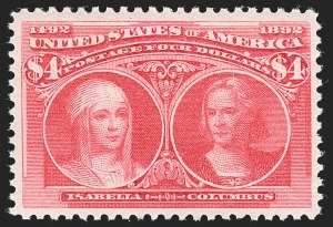 Sale 1227, Lot 2943, $1.00-$5.00 1893 Columbian Issue (Scott 241-245)