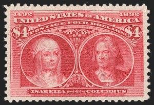 Sale 1227, Lot 2945, $1.00-$5.00 1893 Columbian Issue (Scott 241-245)