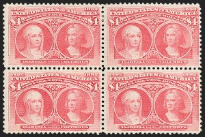 Sale 1227, Lot 2946, $1.00-$5.00 1893 Columbian Issue (Scott 241-245)